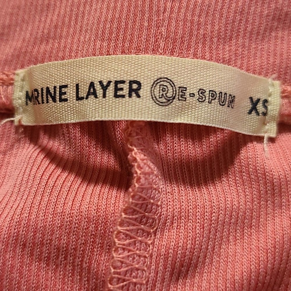 Marine layer Luxe Rib Ruffle Short - Picture 5 of 5